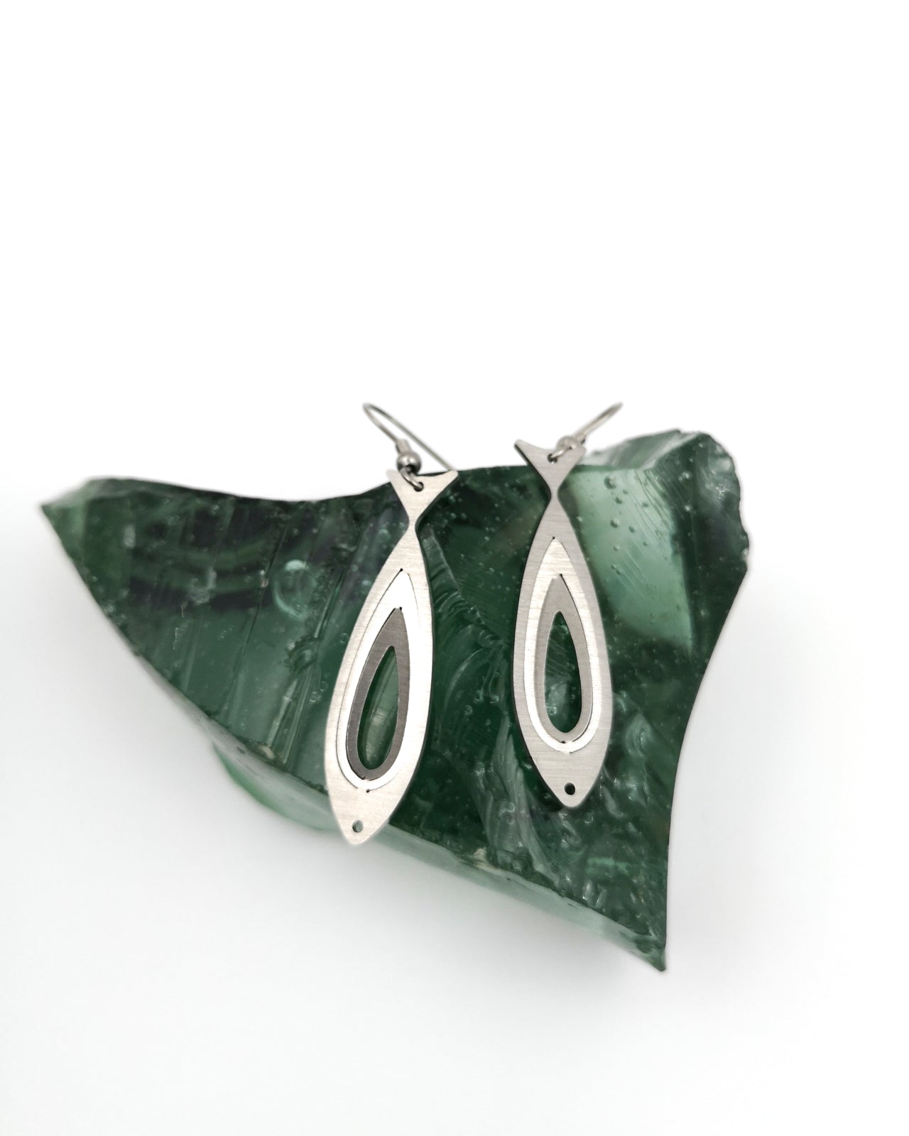 Illusion Fishes mini earrings