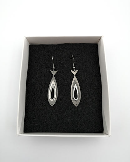 Illusion Fishes mini earrings